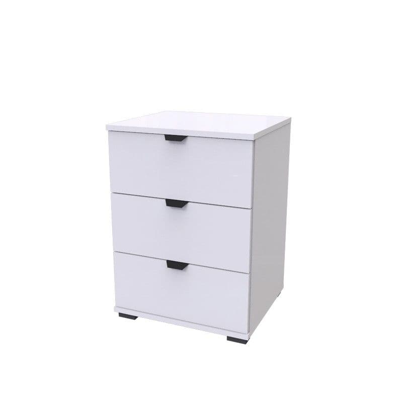 Gareth White Bedside Table - 3 Drawer