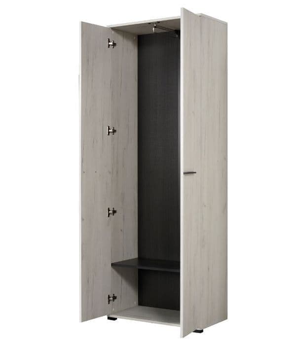 Jarix Oak Narrow Wardrobe - Space-Saving