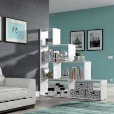 Ileo Modern Step Bookcase - Storage