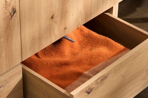 Selum Oak Double Wardrobe - 2 Door, 2 Drawer