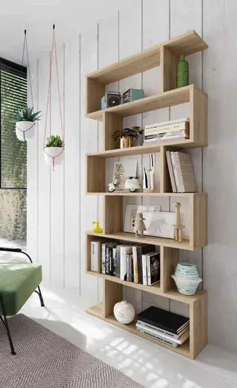 Peren Oak Bookcase - Modern Storage