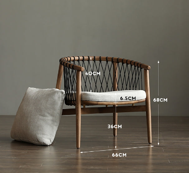 Hans Style AN81 Armchair, Dark Oak-Weilai Concept