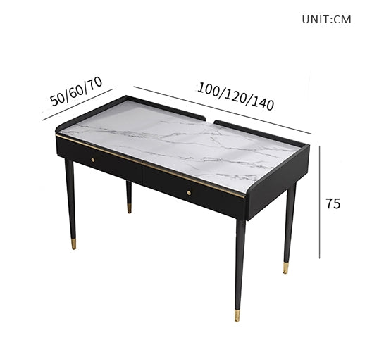 Bodden Office Desk, Sintered Stone-Weilai Concept