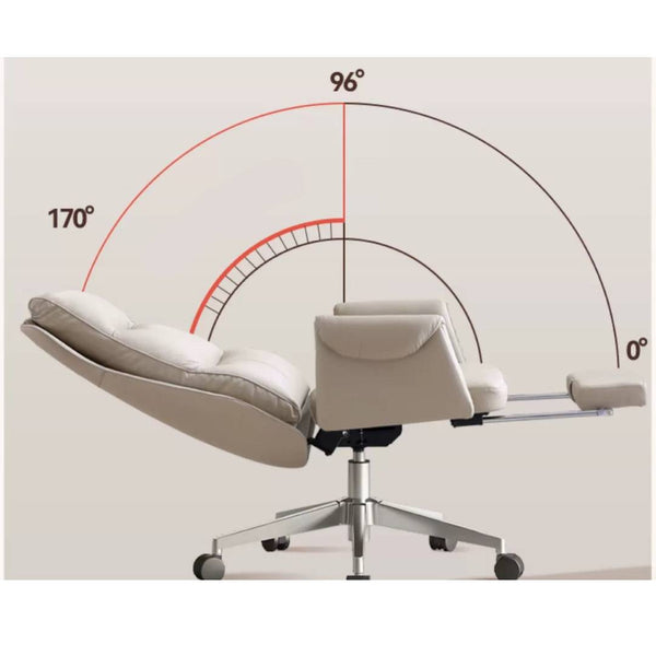 Bethalto Office Chair With Footrest, Recliner Office Chair