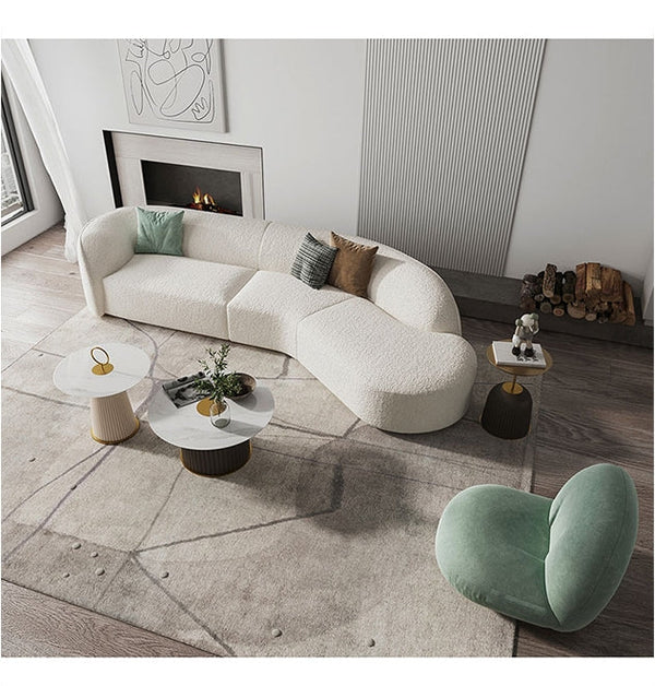 Welby Three Seater Sofa, White