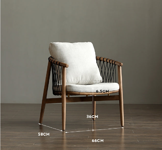 Hans Style AN81 Armchair, Dark Oak-Weilai Concept