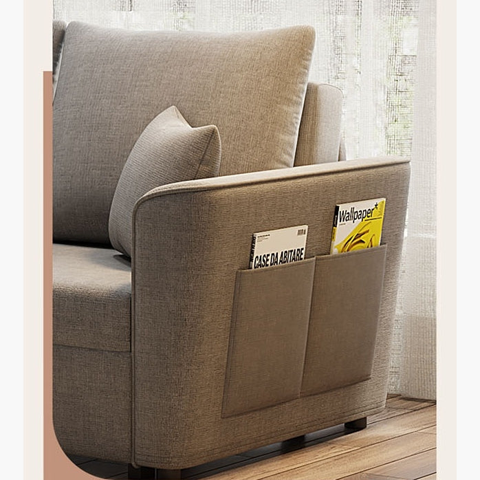 Gertrude Sofa Bed Single Seater, Two Seater, Linen