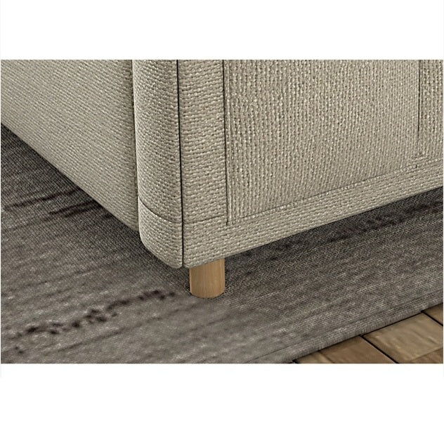 ML203 Three Seater Sofa Bed, L Shape Sofa Bed With Storage, Linen