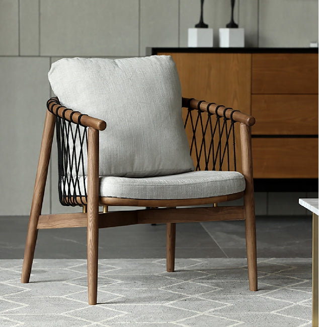 Hans Style AN81 Armchair, Dark Oak-Weilai Concept
