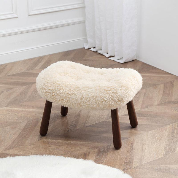 Philip Arc Sheepskin Ottoman (stool only)