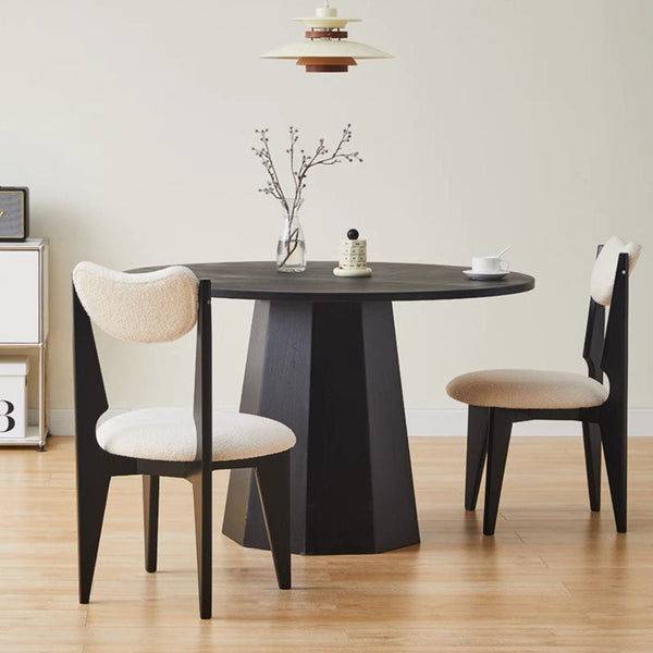Molan Dining Chair, White Boucle-Weilai Concept