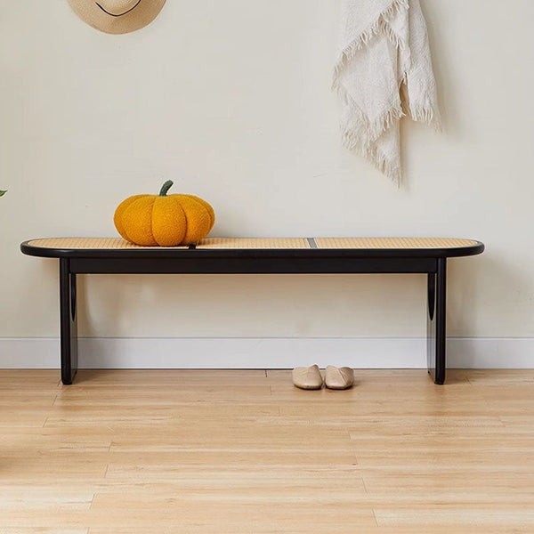 Angelia Vine Woven Bench-Weilai Concept