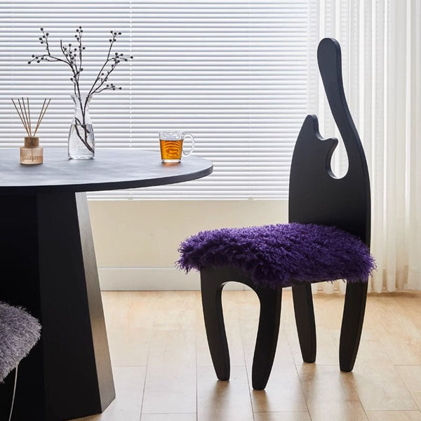 Tiffany Black Cat Dining Chair-Weilai Concept