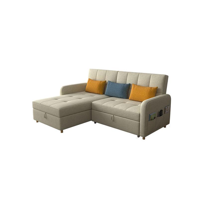 ML203 Three Seater Sofa Bed, Linen | Weilai Concept