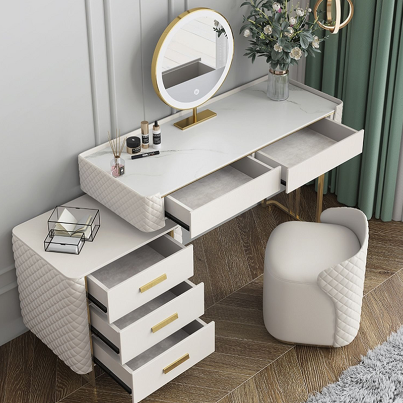 Joshua Dressing Table, White-Weilai Concept