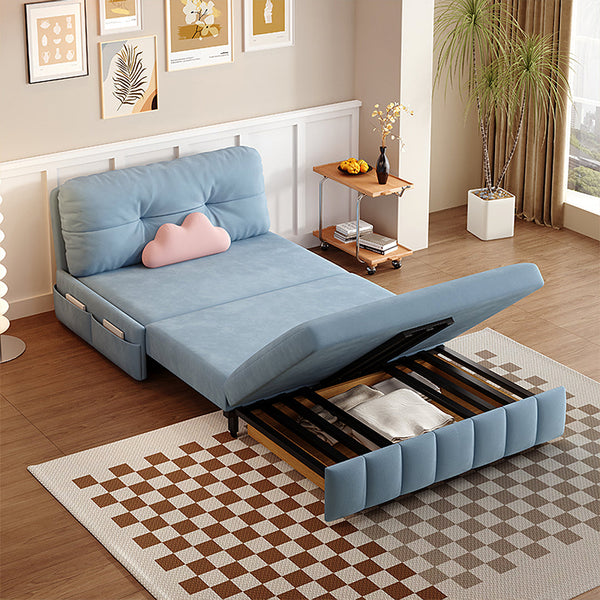 Mehta Single Seater Sofa Bed, Two Seater Sofa Bed, Blue