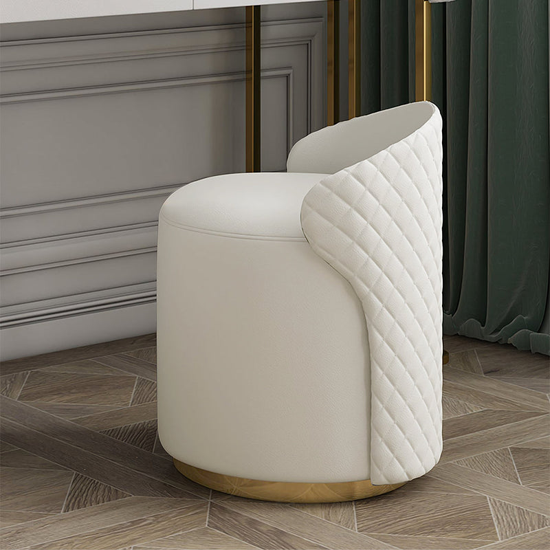 Duran Dressing Table With LED Mirror, Cream