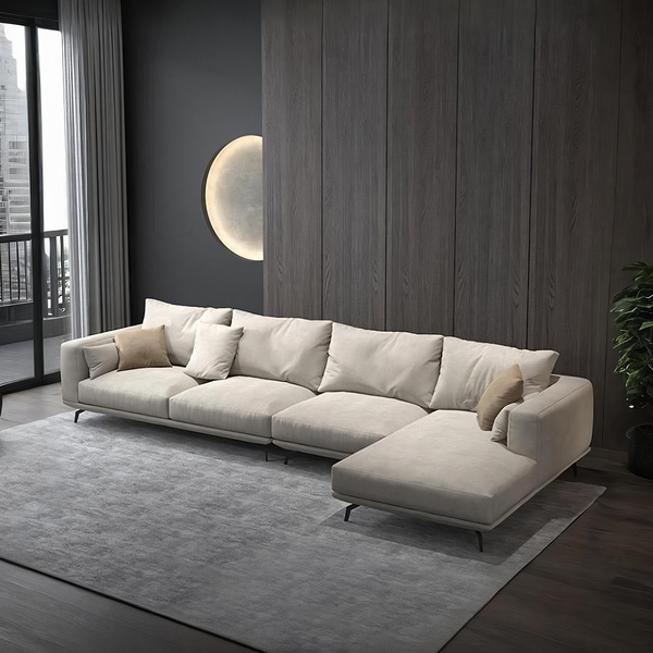 NR23 Four Seater Corner Sofa, Leathaire