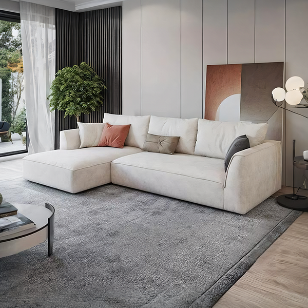 R77 Dexter Two Seater Corner Sofa, Leathaire