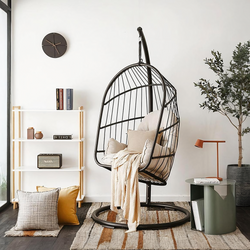 The CAGE Rattan Hanging Chair, Indoor/ Outdoor Furniture