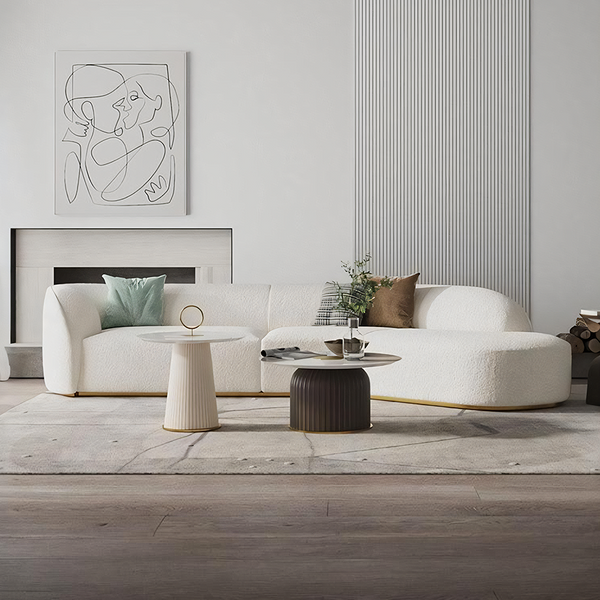 Welby Three Seater Sofa, White