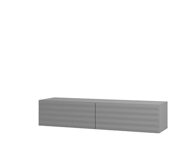 Toris Grey Floating TV Unit - Wall-Mounted 180cm