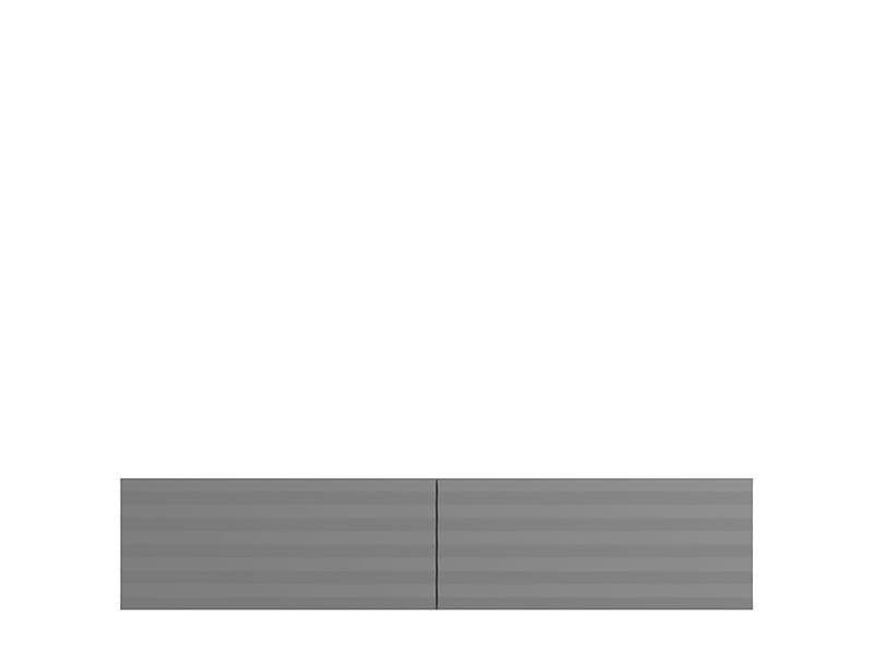 Toris Grey Floating TV Unit - Wall-Mounted 180cm