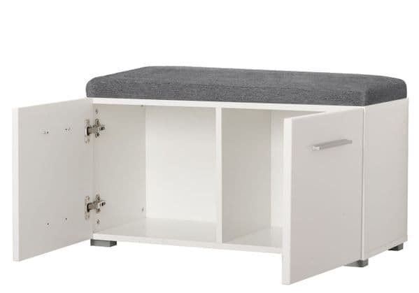 Fenum White Hallway Storage - Gloss Finish
