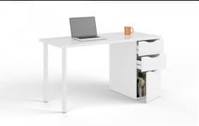 Garen White Gloss Desk - Home Office Furniture
