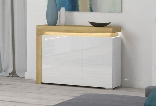 Kelas Small Oak Sideboard - LED Lights