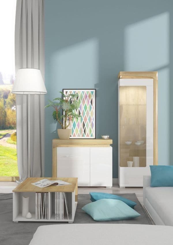 Kelas Small Oak Sideboard - LED Lights