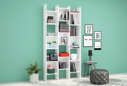 Norus Modern Cadiz Bookcase - Storage Shelf