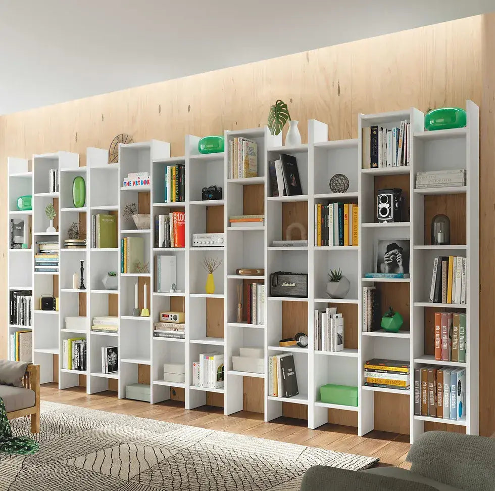 Norus Modern Cadiz Bookcase - Storage Shelf