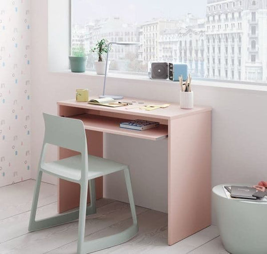 Toral Pink Computer Desk - Compact Office