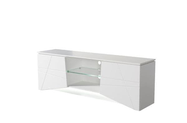 Elix White Gloss TV Cabinet - Modern Design