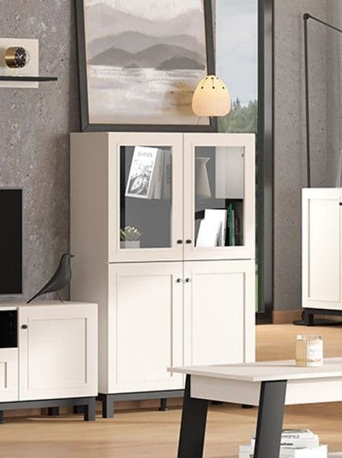 Ilon Cashmere Display Cabinet - Low Showcase