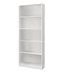 Ilum White Bookcase - Large Storage Shelf