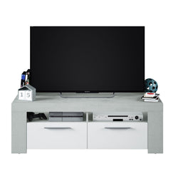 Noror White & Grey TV Cabinet - Entertainment Unit