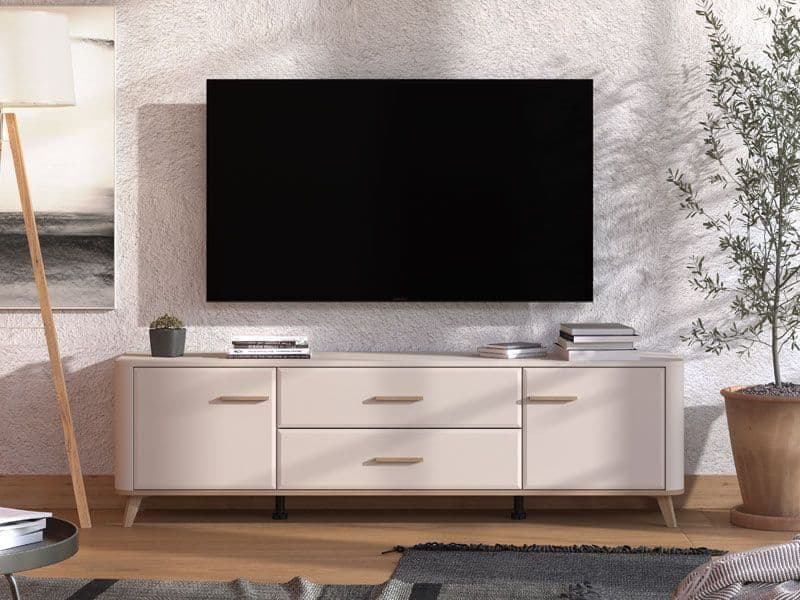 Feneth Cashmere & Oak TV Unit - 180cm Wide