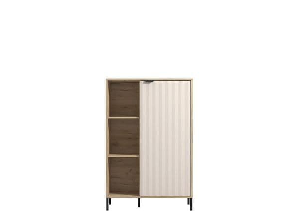 Kelin Grey Oak Sideboard - Short Slatted