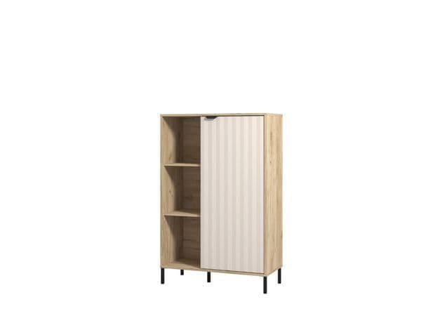 Kelin Grey Oak Sideboard - Short Slatted