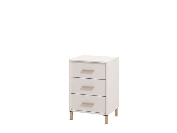 Oren Cashmere & Oak Bedside Table - Modern