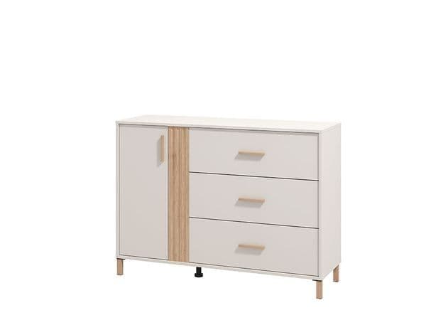 Quinion Cashmere & Oak Chest of Drawers