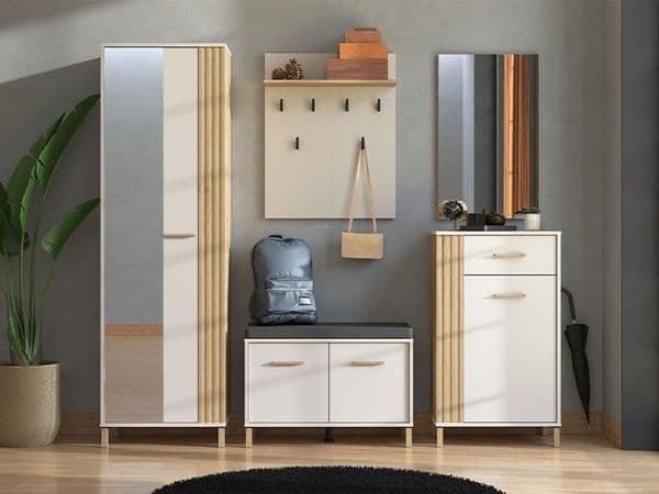 Ilas Cashmere & Oak Slim Wardrobe - Narrow