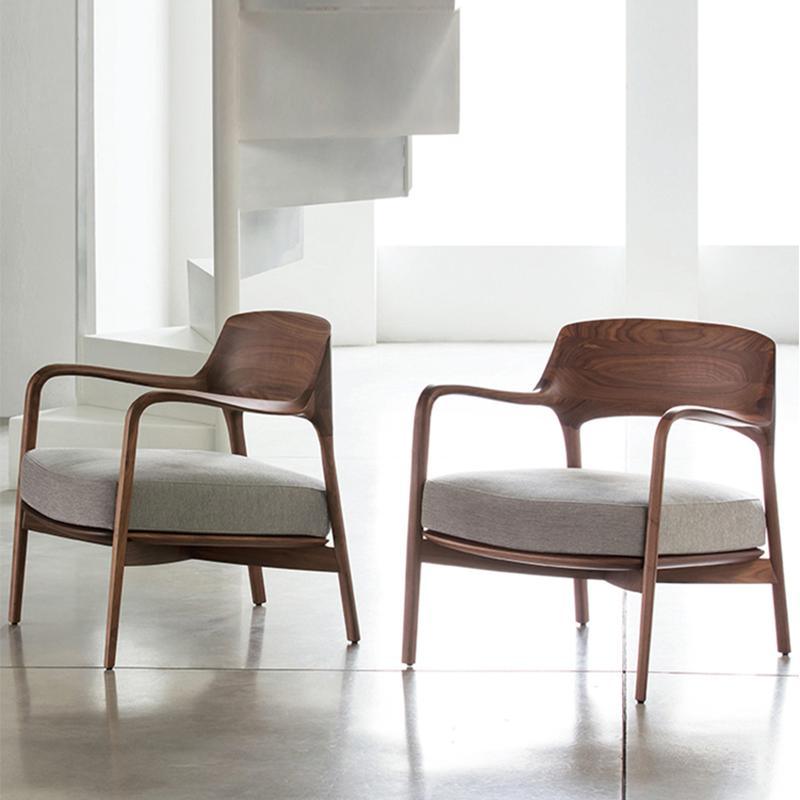 Hans Wegner Inspired Armchair, Dark Oak | Weilai Concept