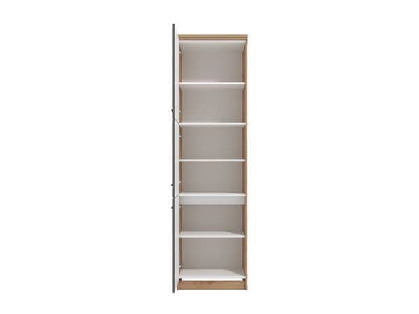 Vorur Grey & Oak Larder Unit - 3 Door, 60cm