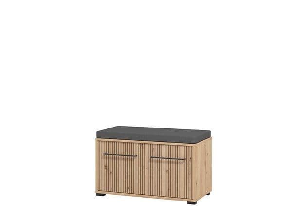 Alal Oak Hallway Bench - Storage Seat