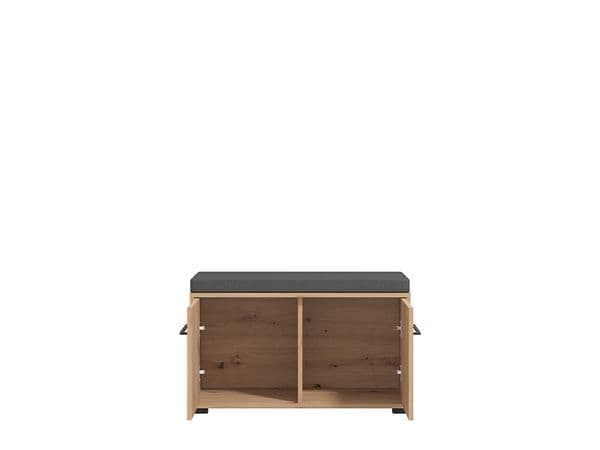 Alal Oak Hallway Bench - Storage Seat
