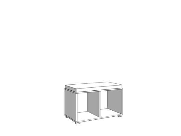 Alal Oak Hallway Bench - Storage Seat