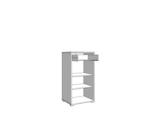 Selil Oak Hallway Sideboard - Narrow